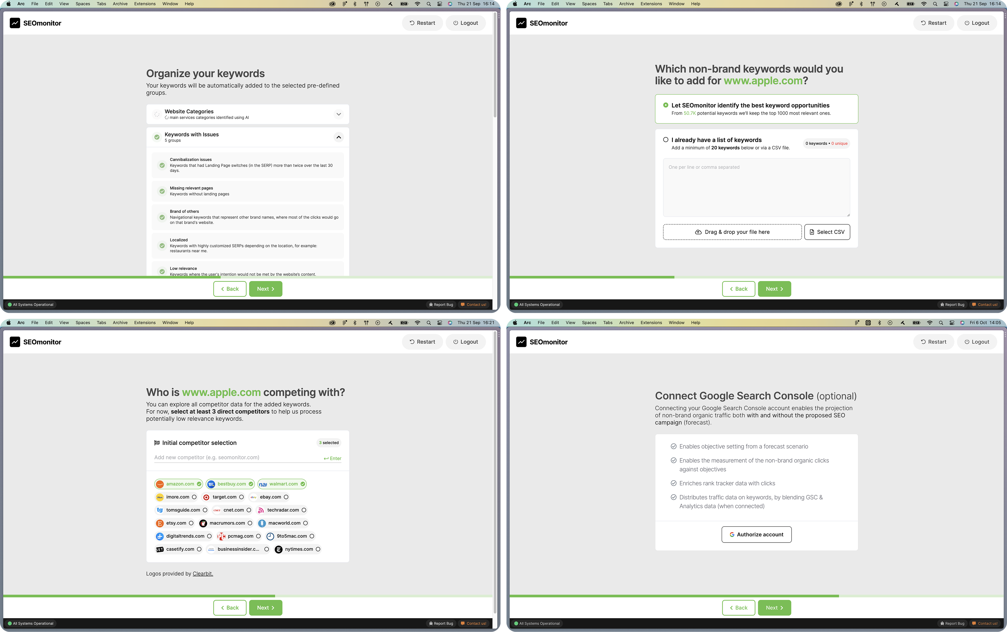 Old campaign setup form